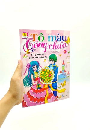 bộ tô màu công chúa - công chúa và bạch mã hoàng tử tập 1 - Ảnh 7