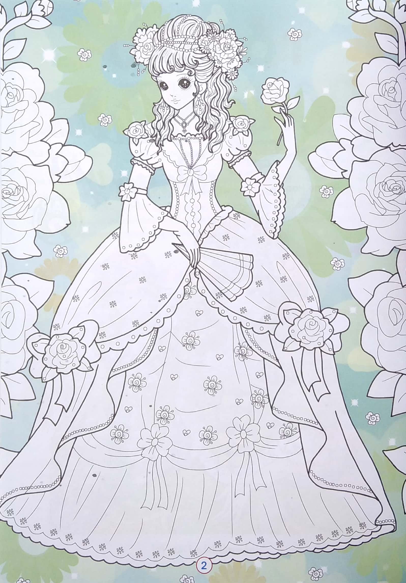 bộ tô màu công chúa đáng yêu - tập 2 - Ảnh 4