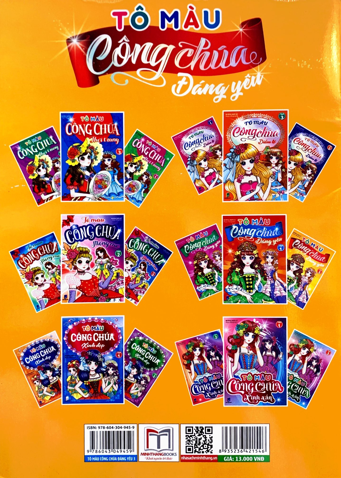 bộ tô màu công chúa đáng yêu - tập 3 - Ảnh 11