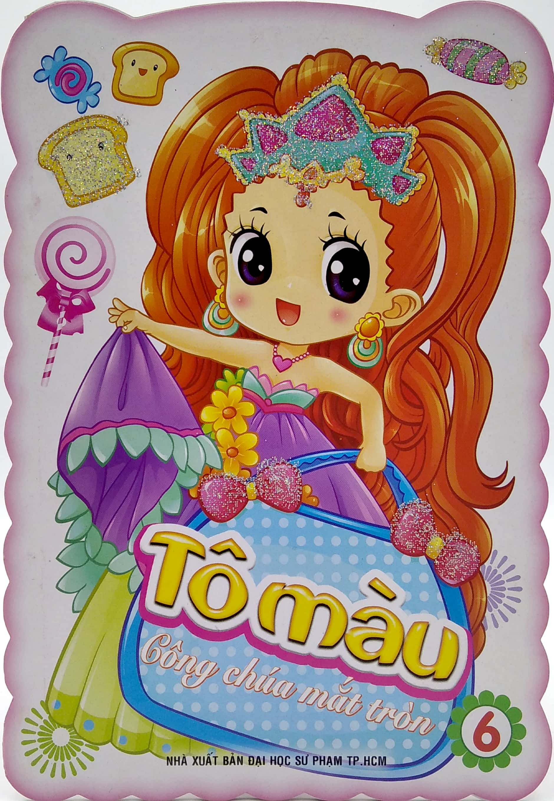 bộ tô màu công chúa mắt tròn - tập 6 - Ảnh 2