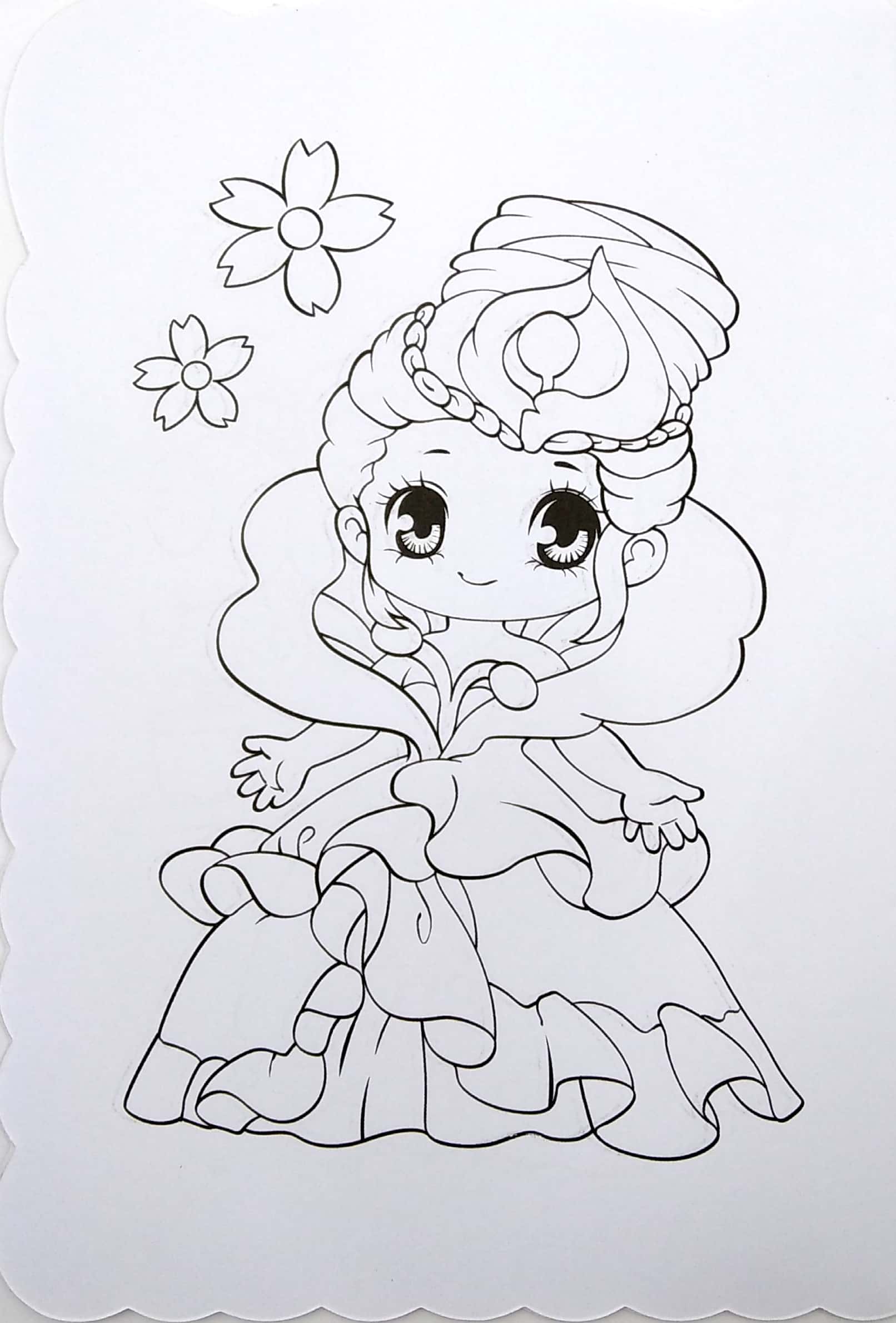 bộ tô màu công chúa mắt tròn - tập 6 - Ảnh 4