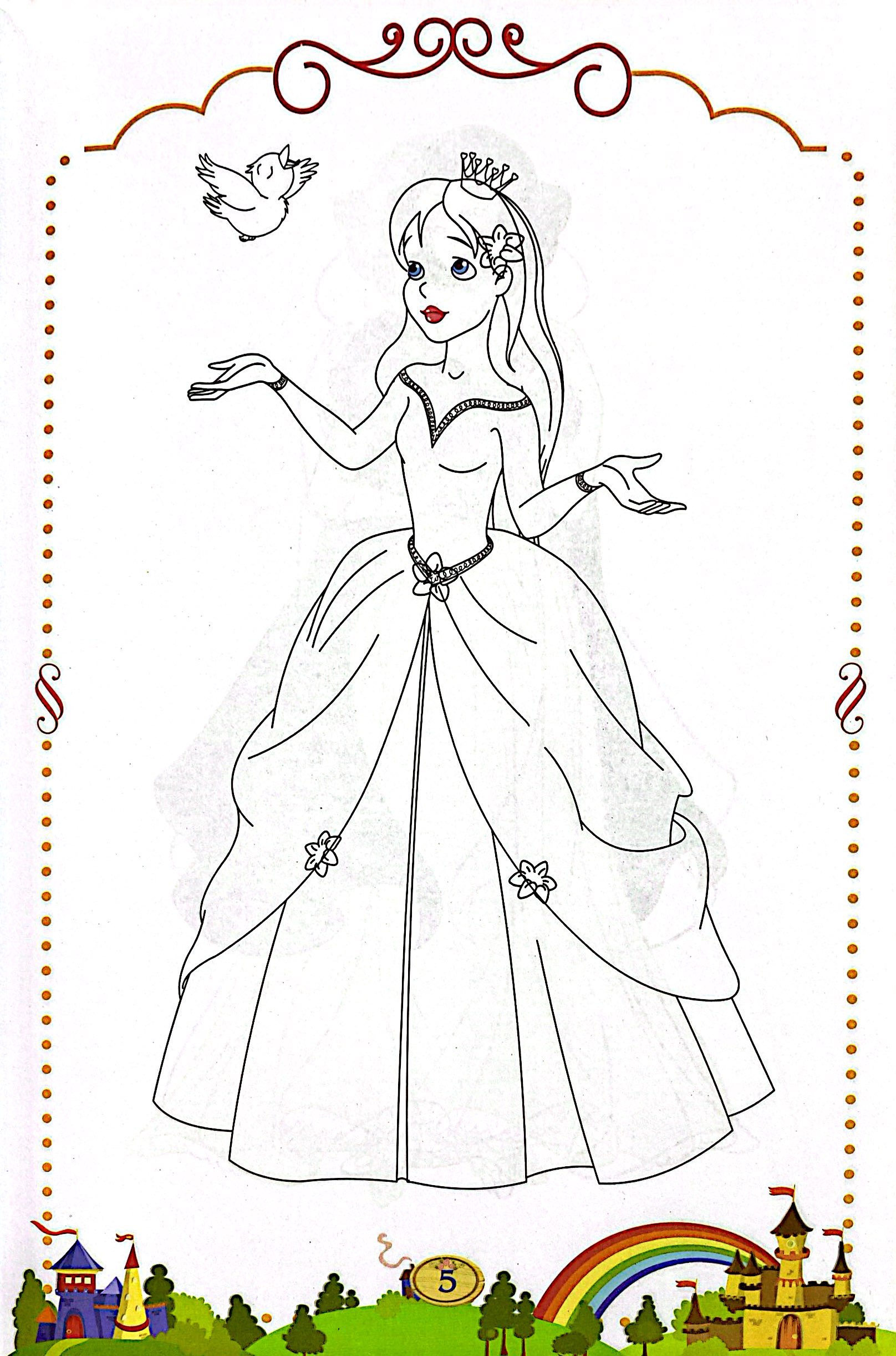 bộ tô màu công chúa - tập 1 - Ảnh 6