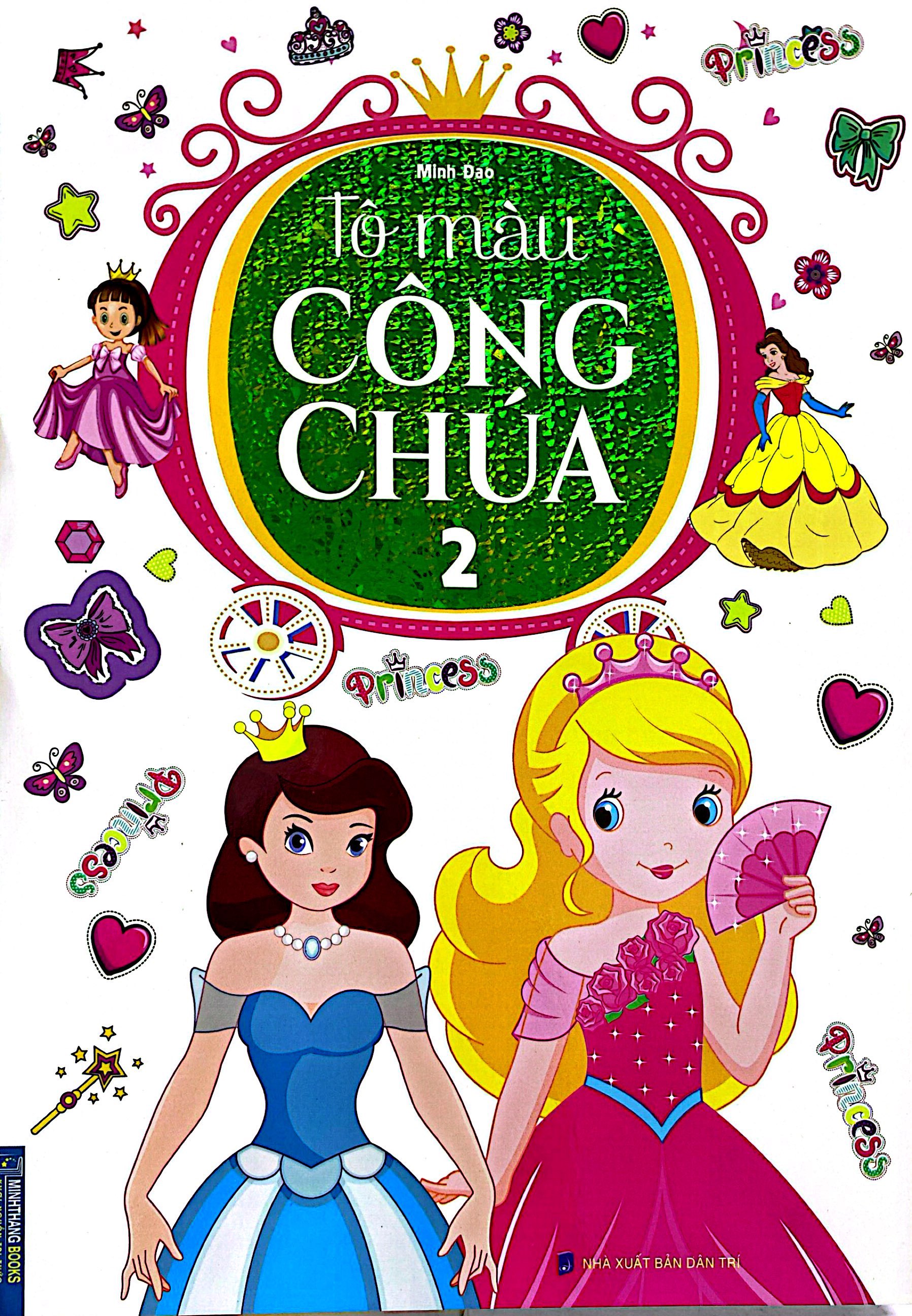 bộ tô màu công chúa - tập 2 (tái bản 2022) - Ảnh 2