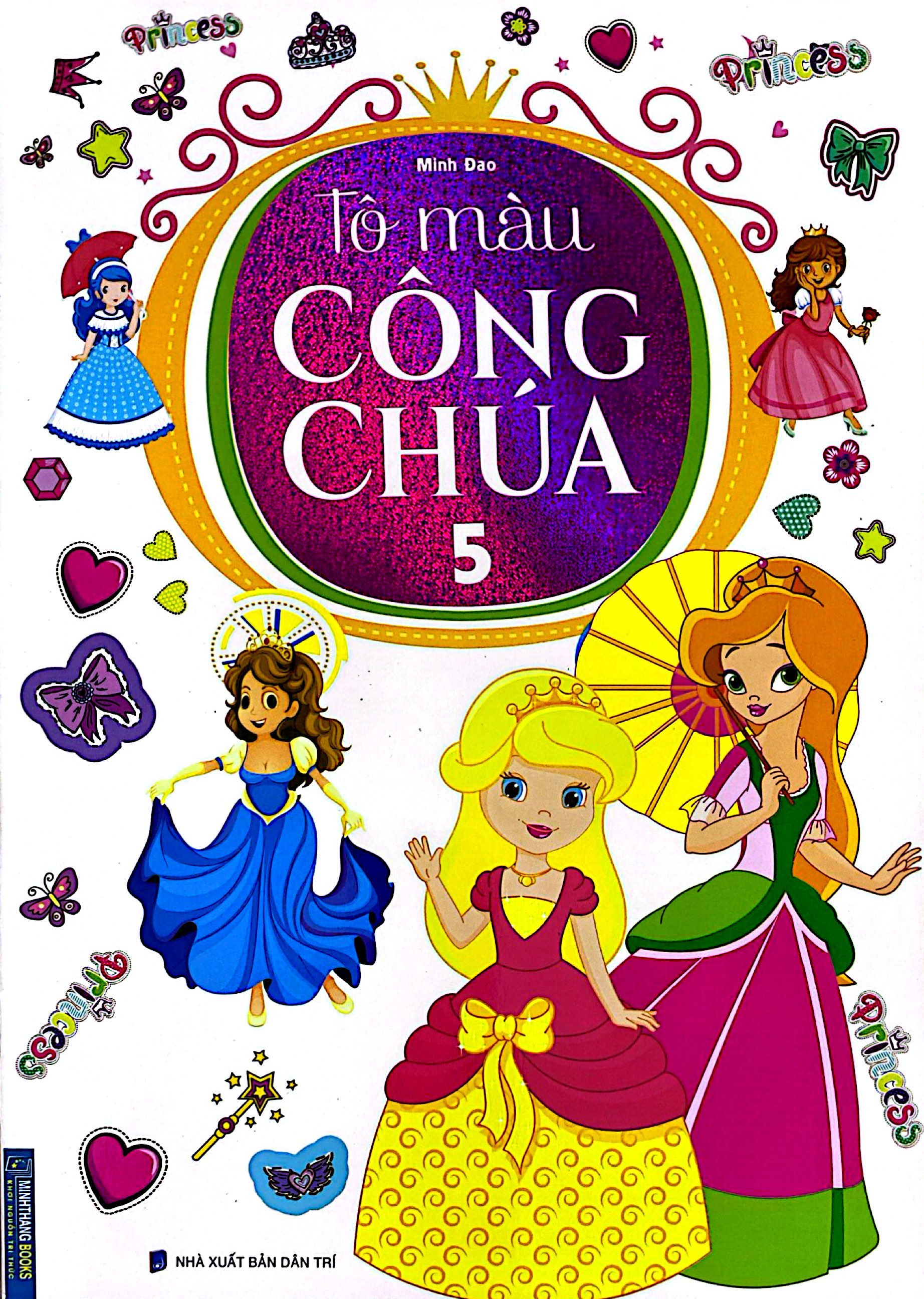 bộ tô màu công chúa - tập 5 - Ảnh 2