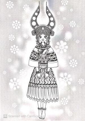 bộ tô màu công chúa (tập 7) - tặng kèm miếng dán trang sức - Ảnh 3