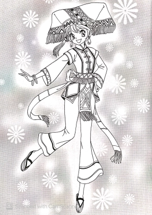 bộ tô màu công chúa (tập 7) - tặng kèm miếng dán trang sức - Ảnh 4