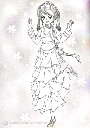 bộ tô màu công chúa (tập 7) - tặng kèm miếng dán trang sức - Ảnh 6