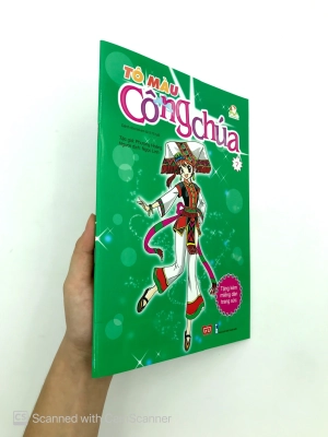 bộ tô màu công chúa (tập 7) - tặng kèm miếng dán trang sức - Ảnh 8