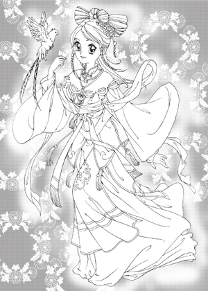 bộ tô màu công chúa (tập 9) - tặng kèm miếng dán trang sức - Ảnh 2