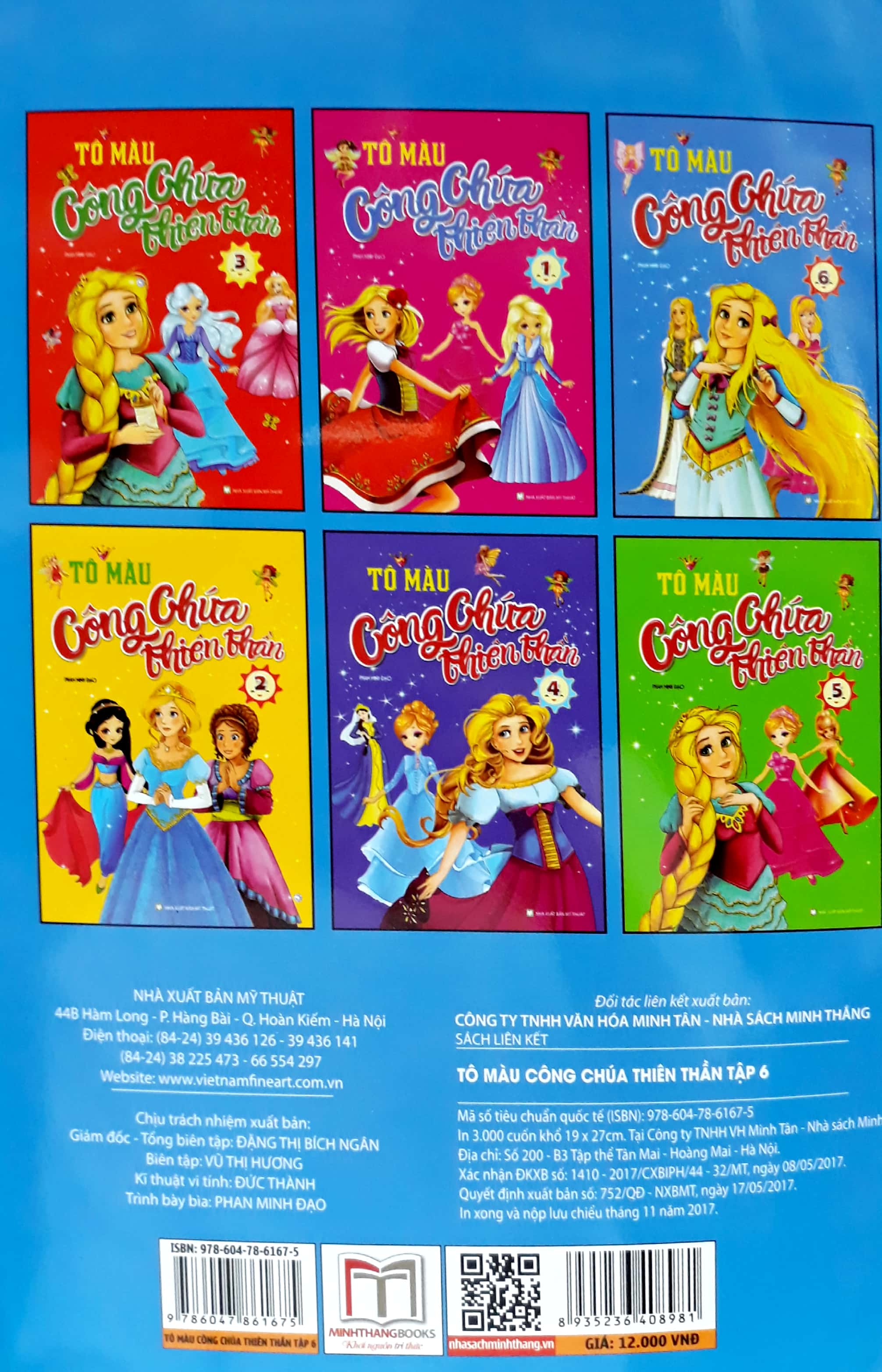 bộ tô màu công chúa thiên thần (tập 6) - Ảnh 6