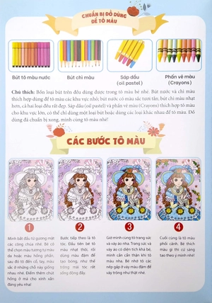 bộ tô màu công chúa thời trang - tập 2 - Ảnh 3