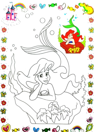 bộ tô màu công chúa xinh đẹp - tập 1 - Ảnh 3