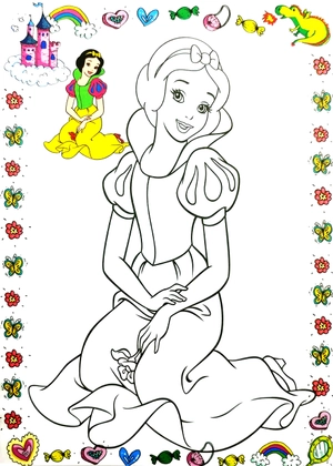 bộ tô màu công chúa xinh đẹp - tập 1 - Ảnh 5