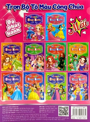 bộ tô màu công chúa xinh đẹp - tập 1 - Ảnh 7