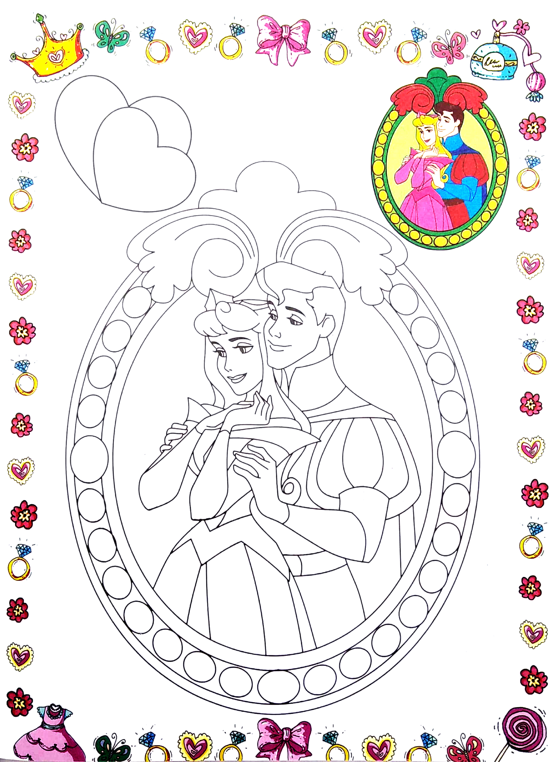 bộ tô màu công chúa xinh đẹp - tập 10 - Ảnh 3