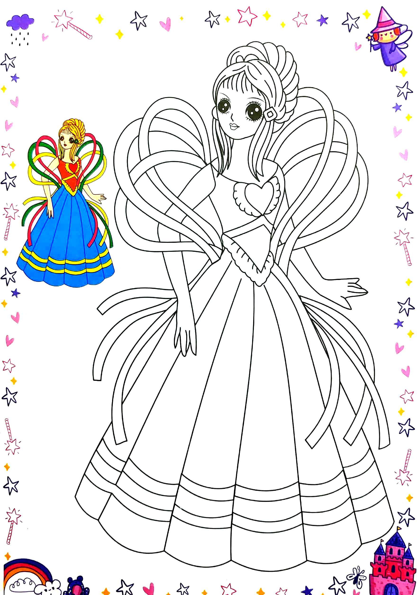 bộ tô màu công chúa xinh đẹp - tập 2 - Ảnh 3