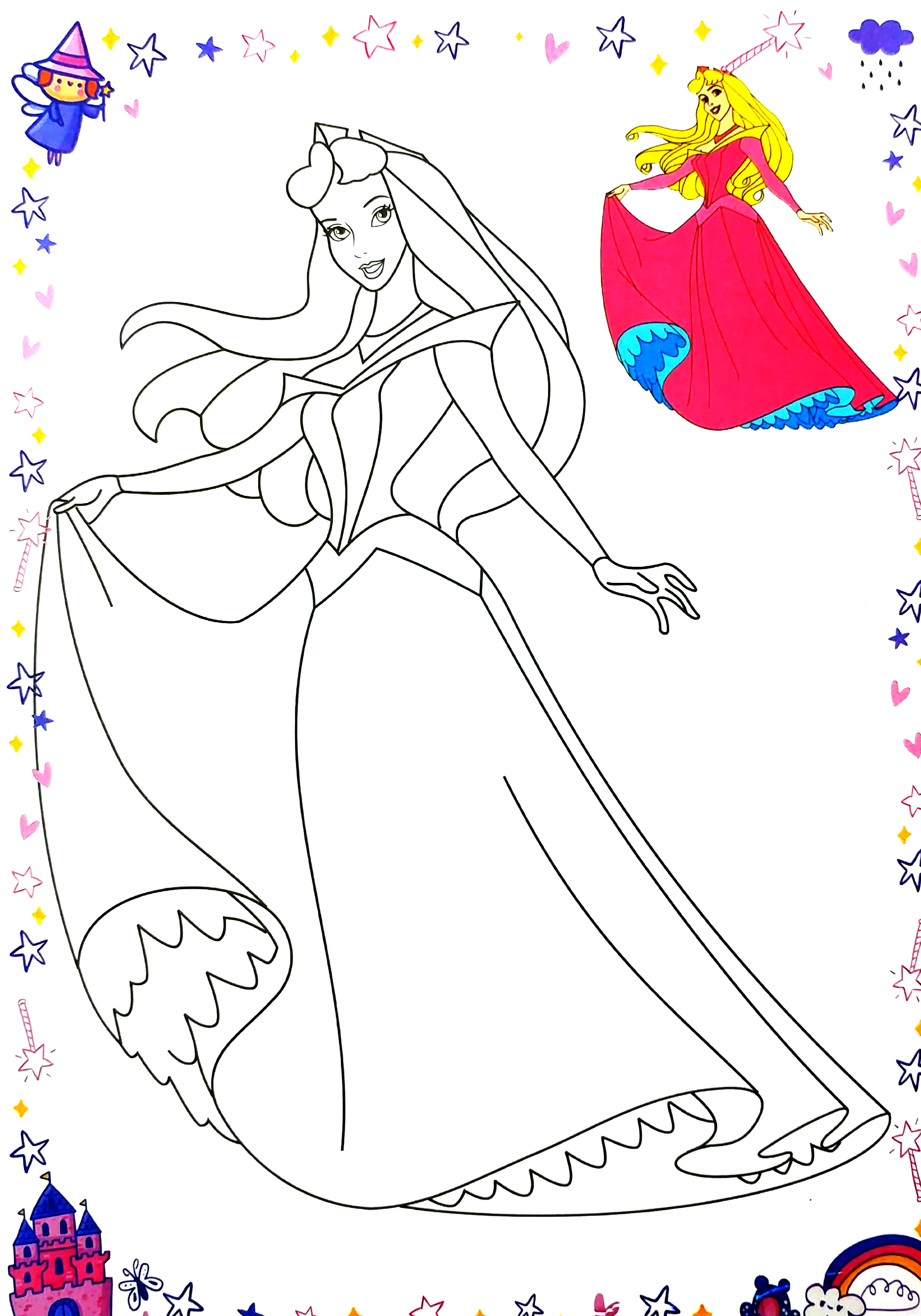 bộ tô màu công chúa xinh đẹp - tập 2 - Ảnh 6