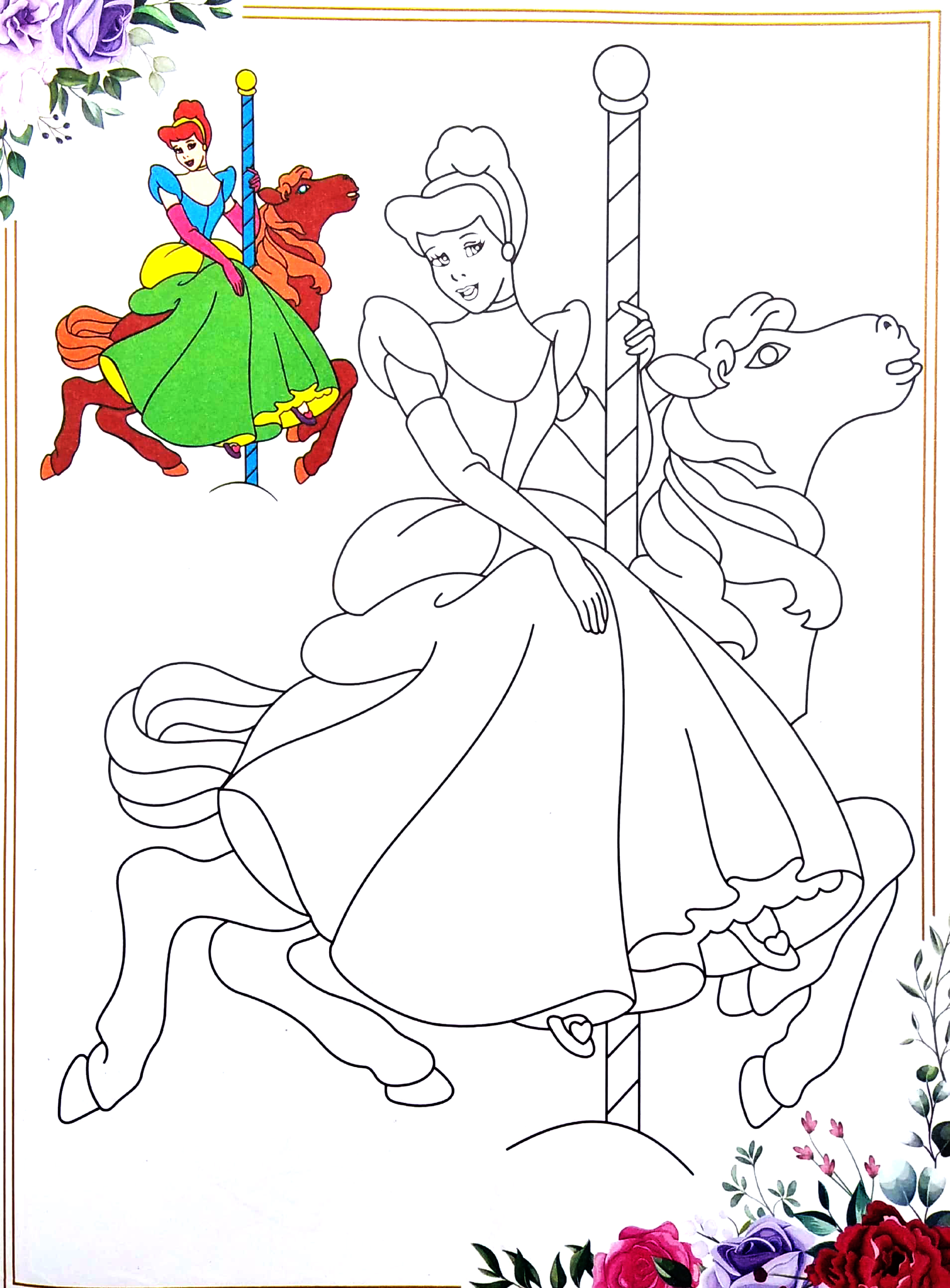 bộ tô màu công chúa xinh đẹp - tập 5 - Ảnh 3