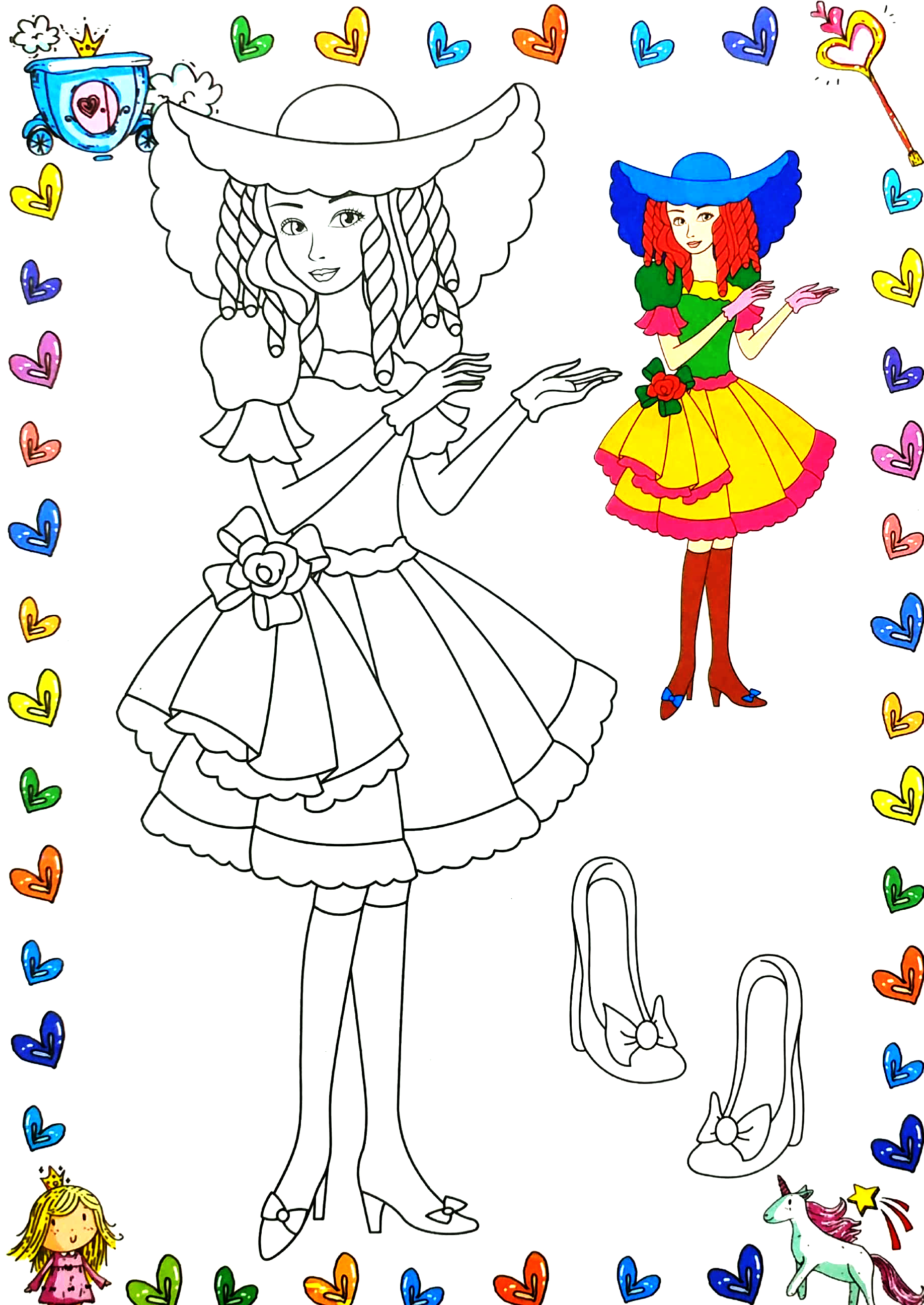 bộ tô màu công chúa xinh đẹp - tập 6 - Ảnh 4