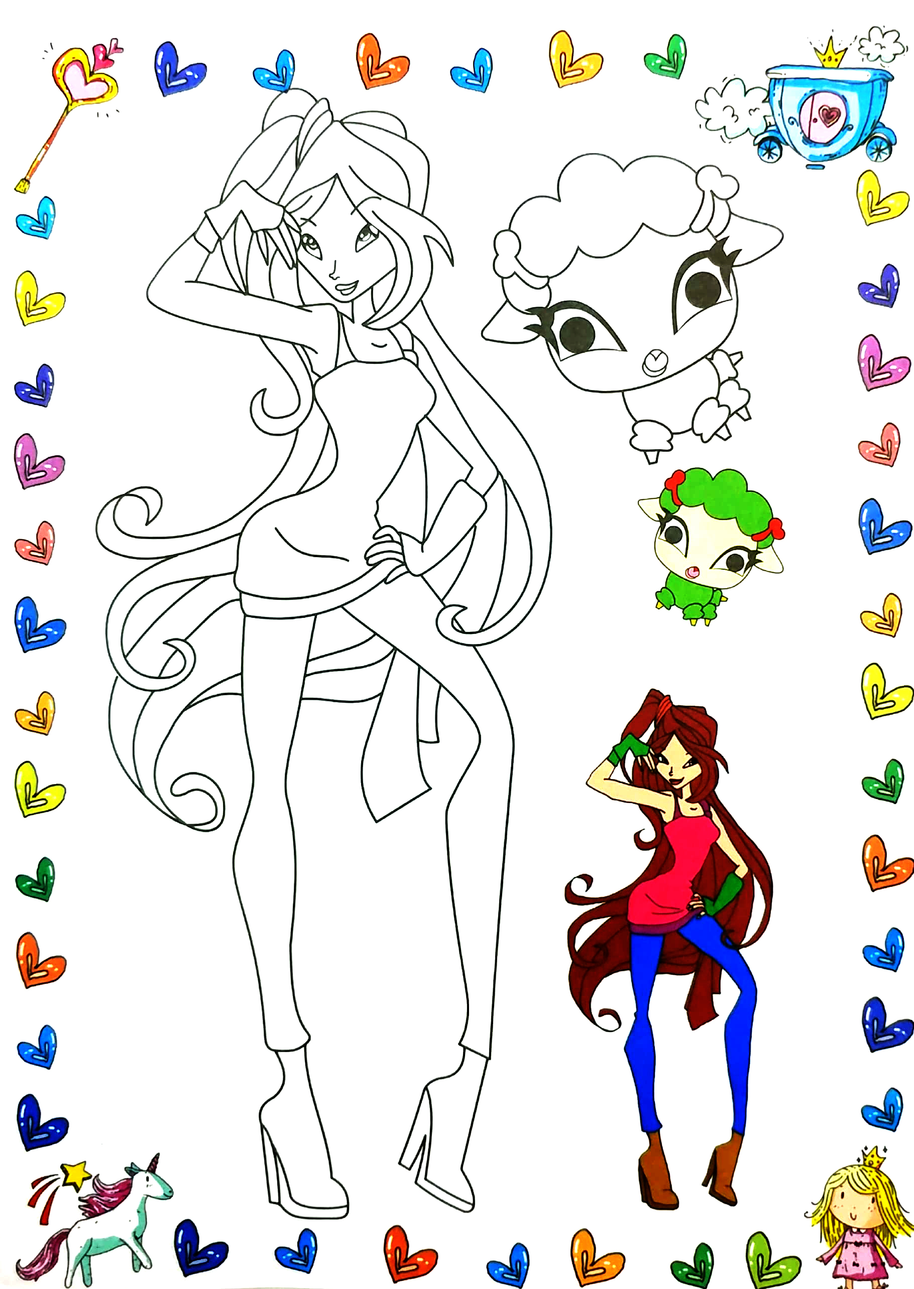 bộ tô màu công chúa xinh đẹp - tập 6 - Ảnh 5