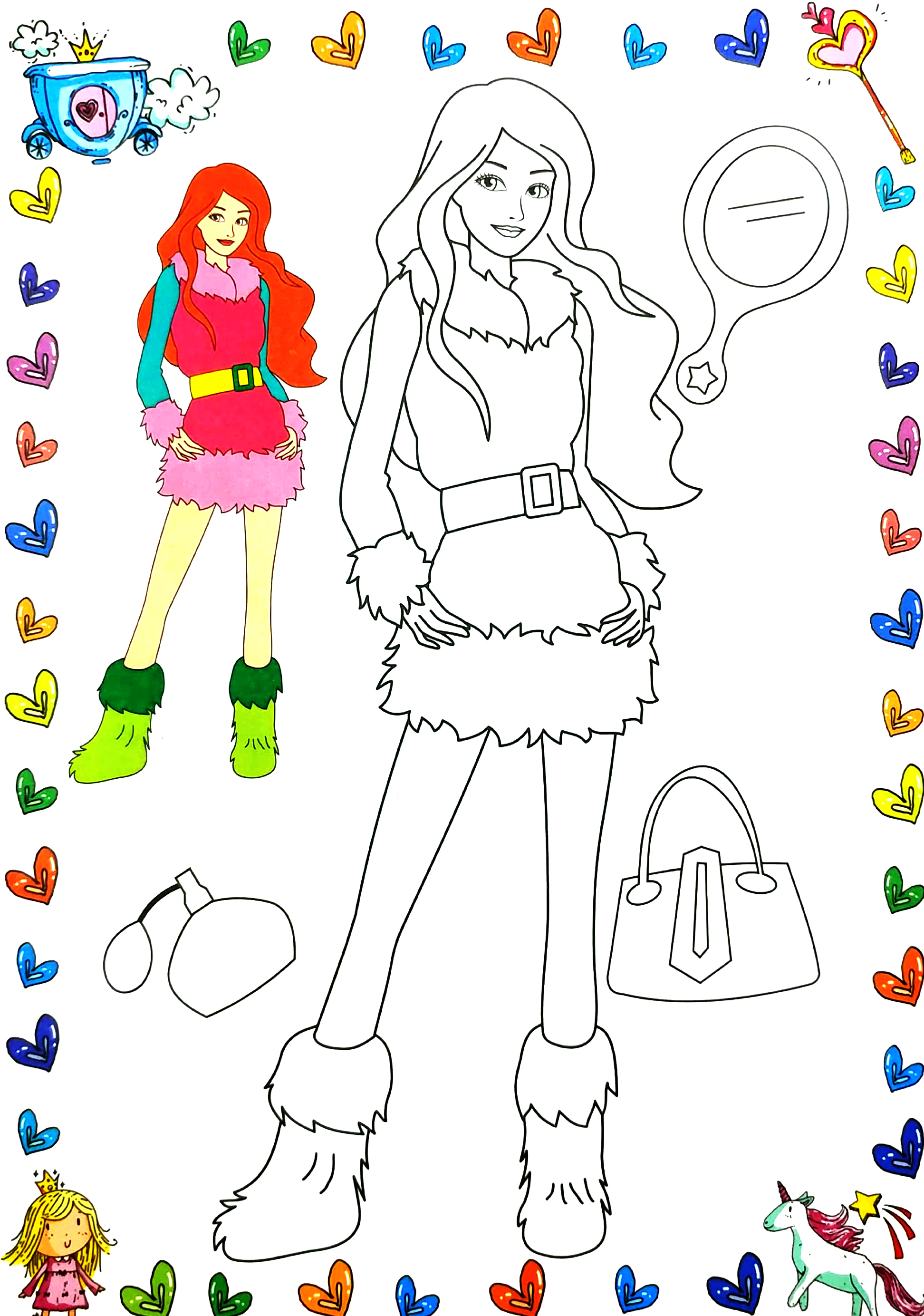 bộ tô màu công chúa xinh đẹp - tập 6 - Ảnh 6