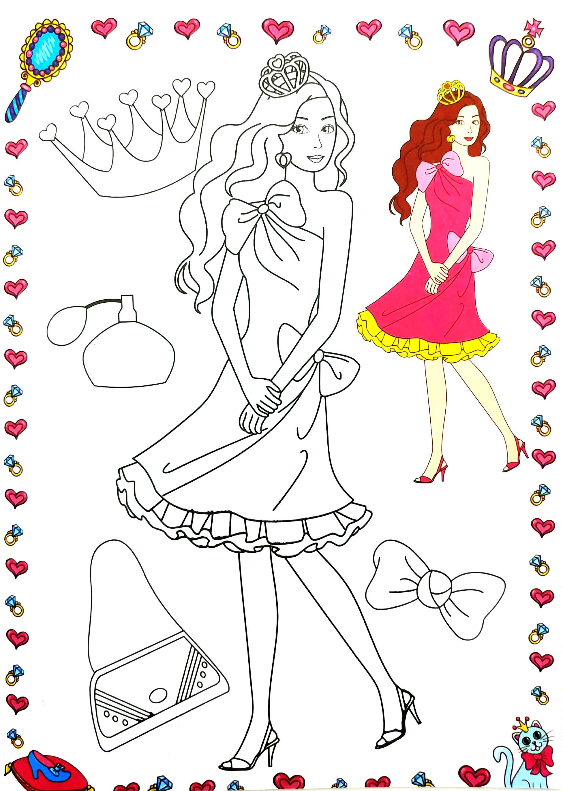 bộ tô màu công chúa xinh đẹp - tập 7 - Ảnh 3