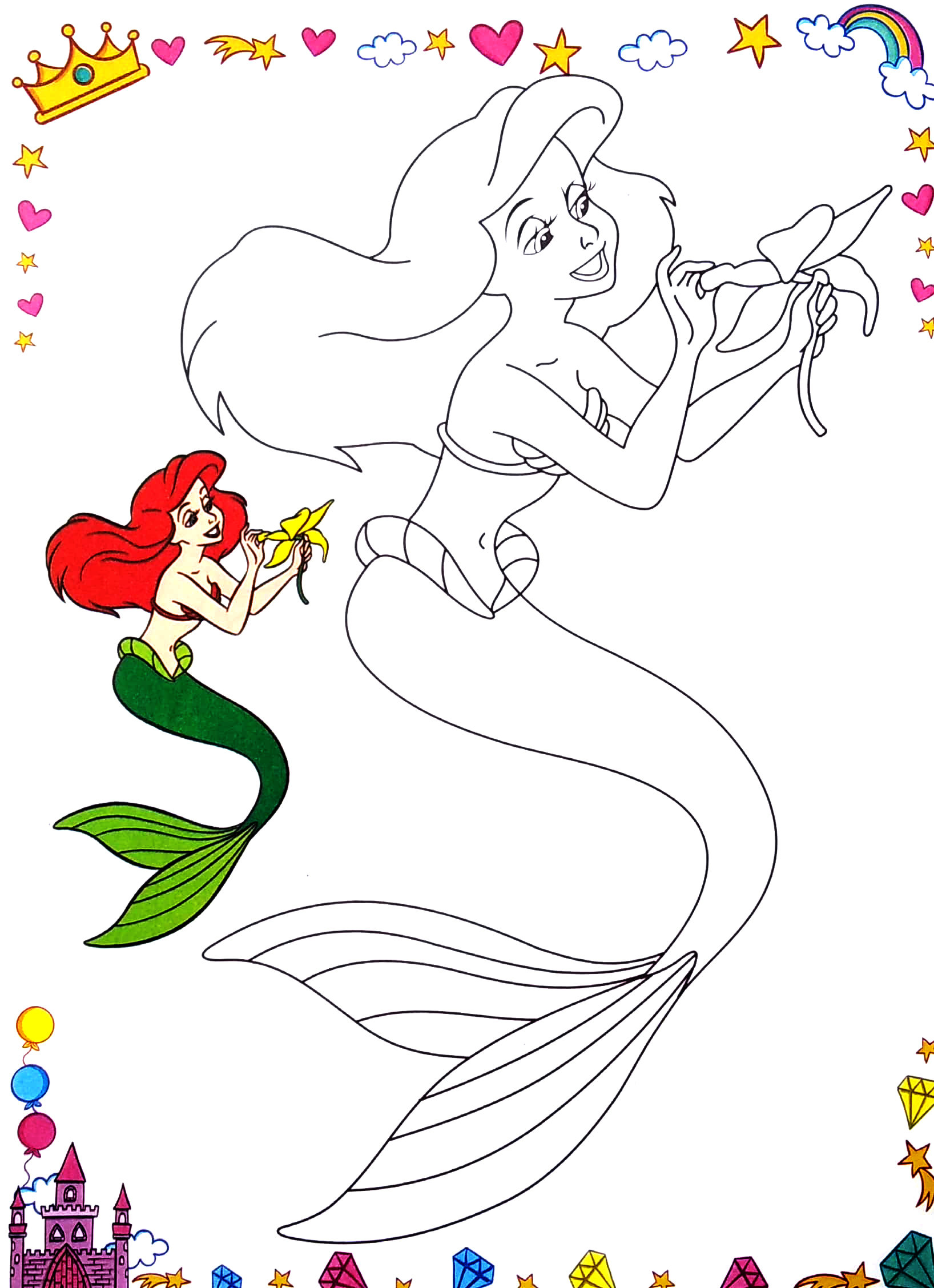 bộ tô màu công chúa xinh đẹp - tập 8 - Ảnh 4