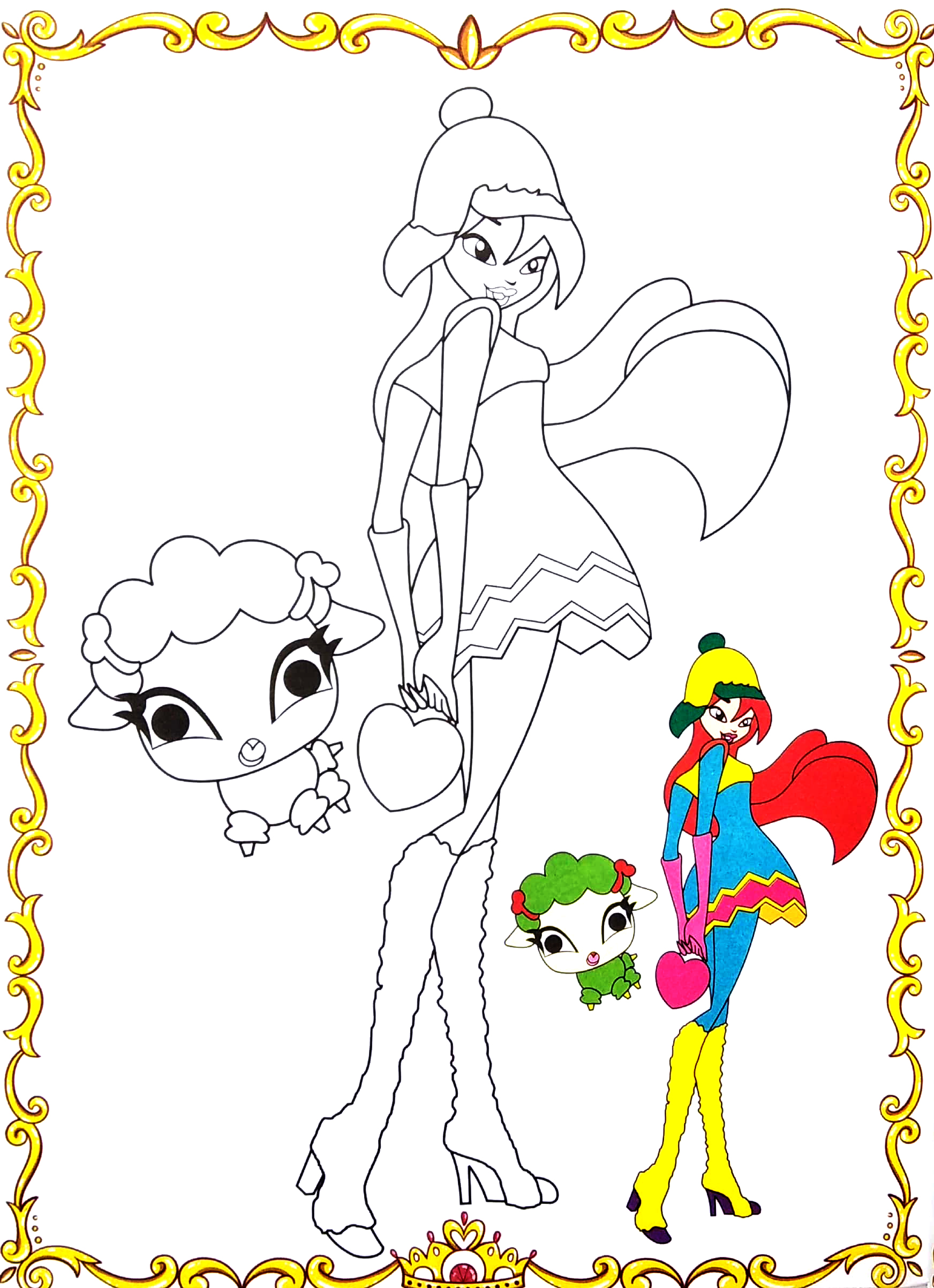 bộ tô màu công chúa xinh đẹp - tập 9 - Ảnh 4