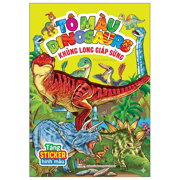 Bộ Tô Màu Dinosaurs - Khủng Long Mỏ Vịt - Ảnh 2