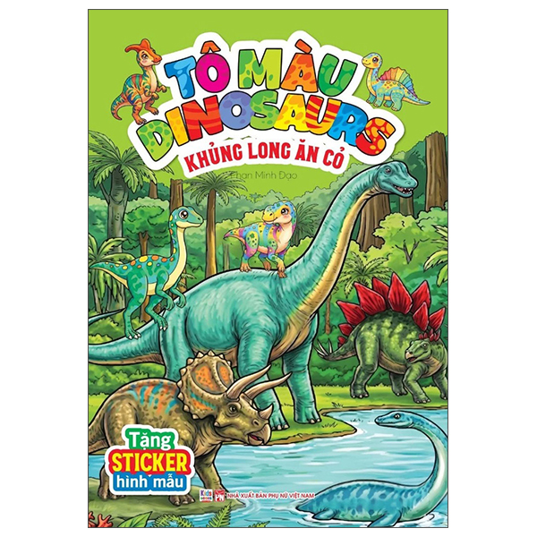Bộ Tô Màu Dinosaurs - Khủng Long Mỏ Vịt - Ảnh 3