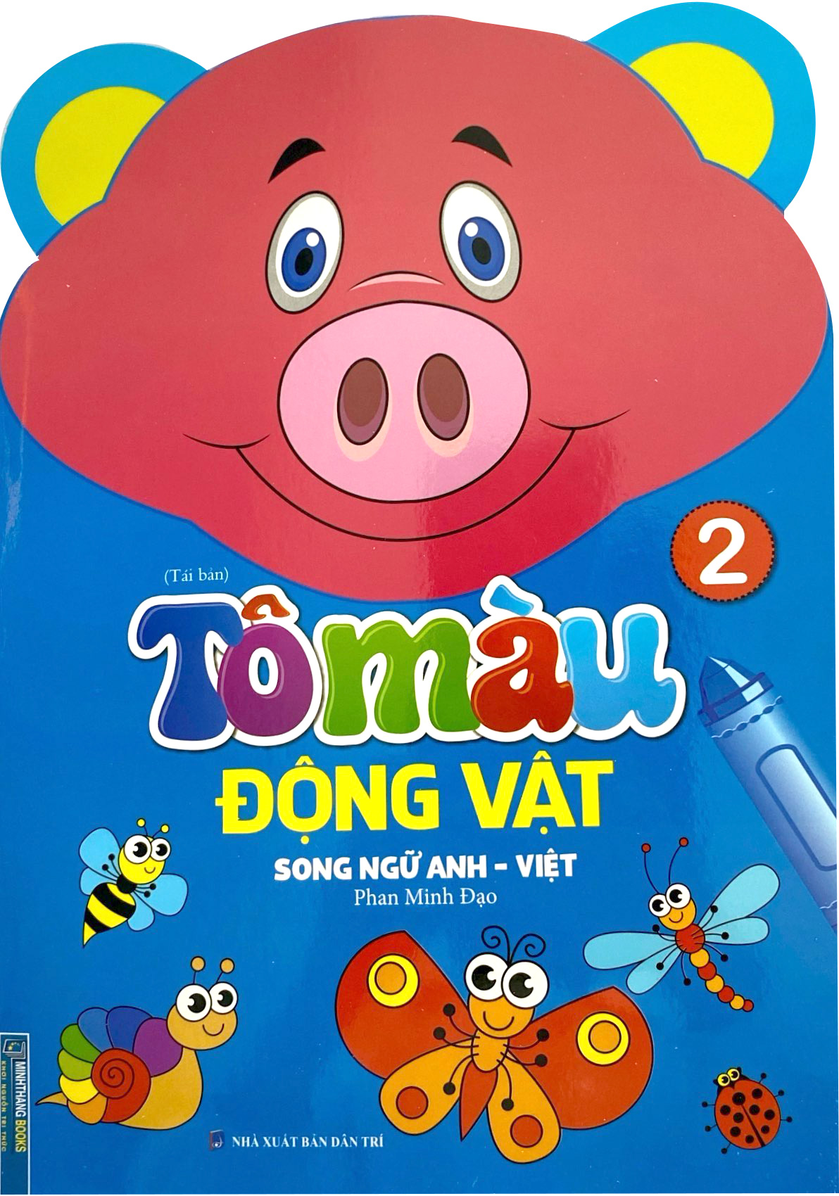 bộ tô màu động vật - song ngữ anh-việt - tập 2 (tái bản 2023) - Ảnh 2