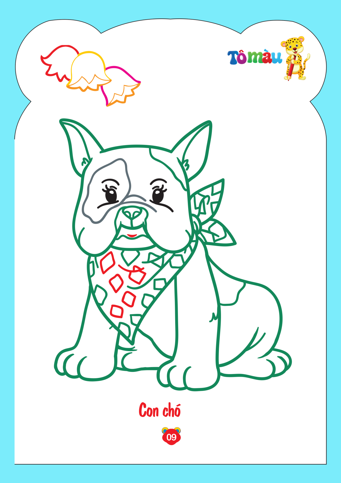 bộ tô màu động vật - tập 4 (song ngữ anh - việt) - Ảnh 10