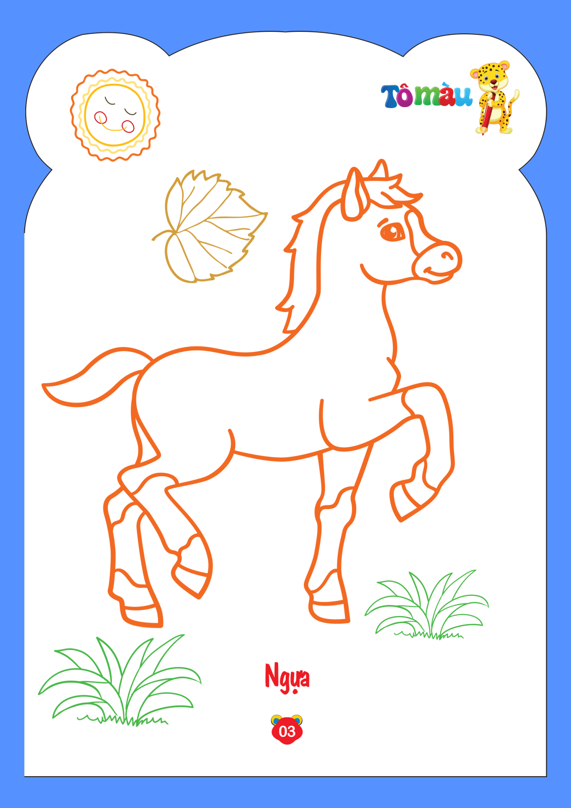 bộ tô màu động vật - tập 4 (song ngữ anh - việt) - Ảnh 4