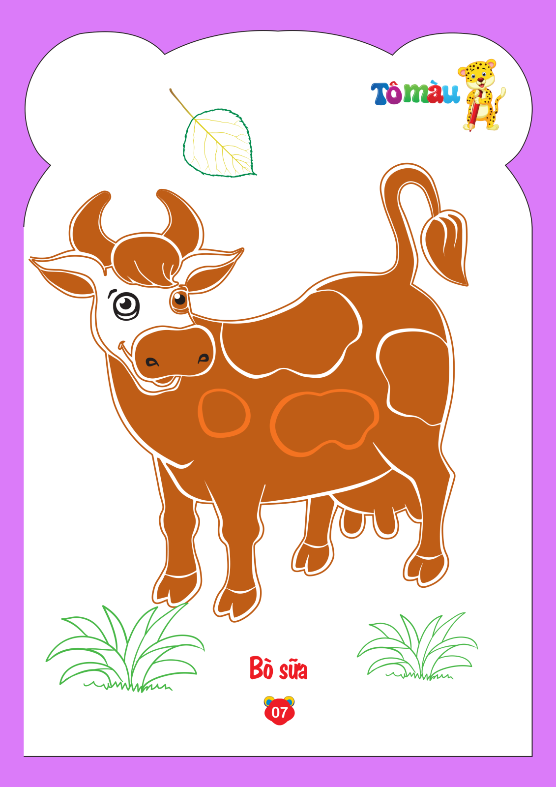 bộ tô màu động vật - tập 4 (song ngữ anh - việt) - Ảnh 8