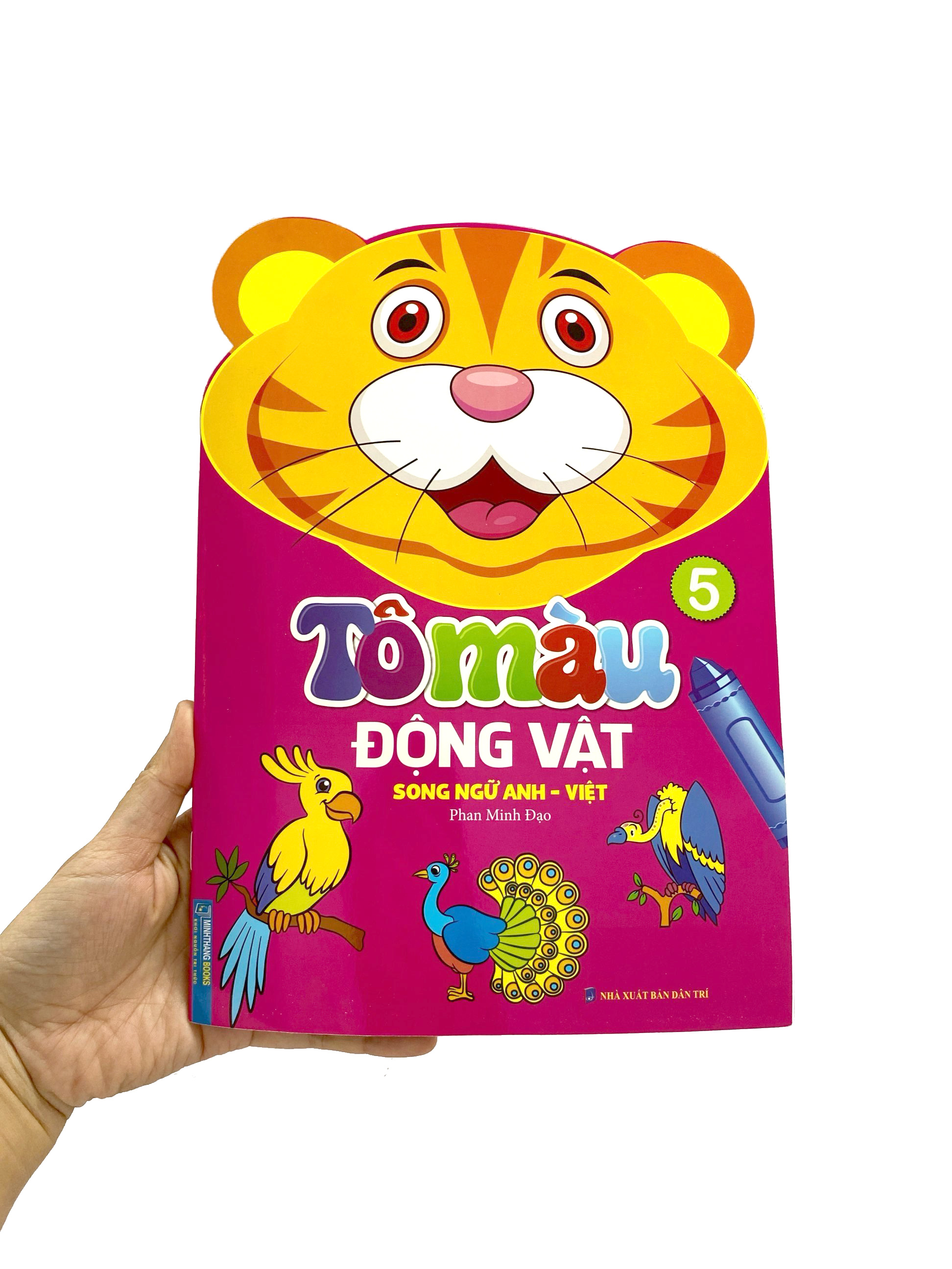 bộ tô màu động vật - tập 5 (song ngữ anh - việt) - Ảnh 13