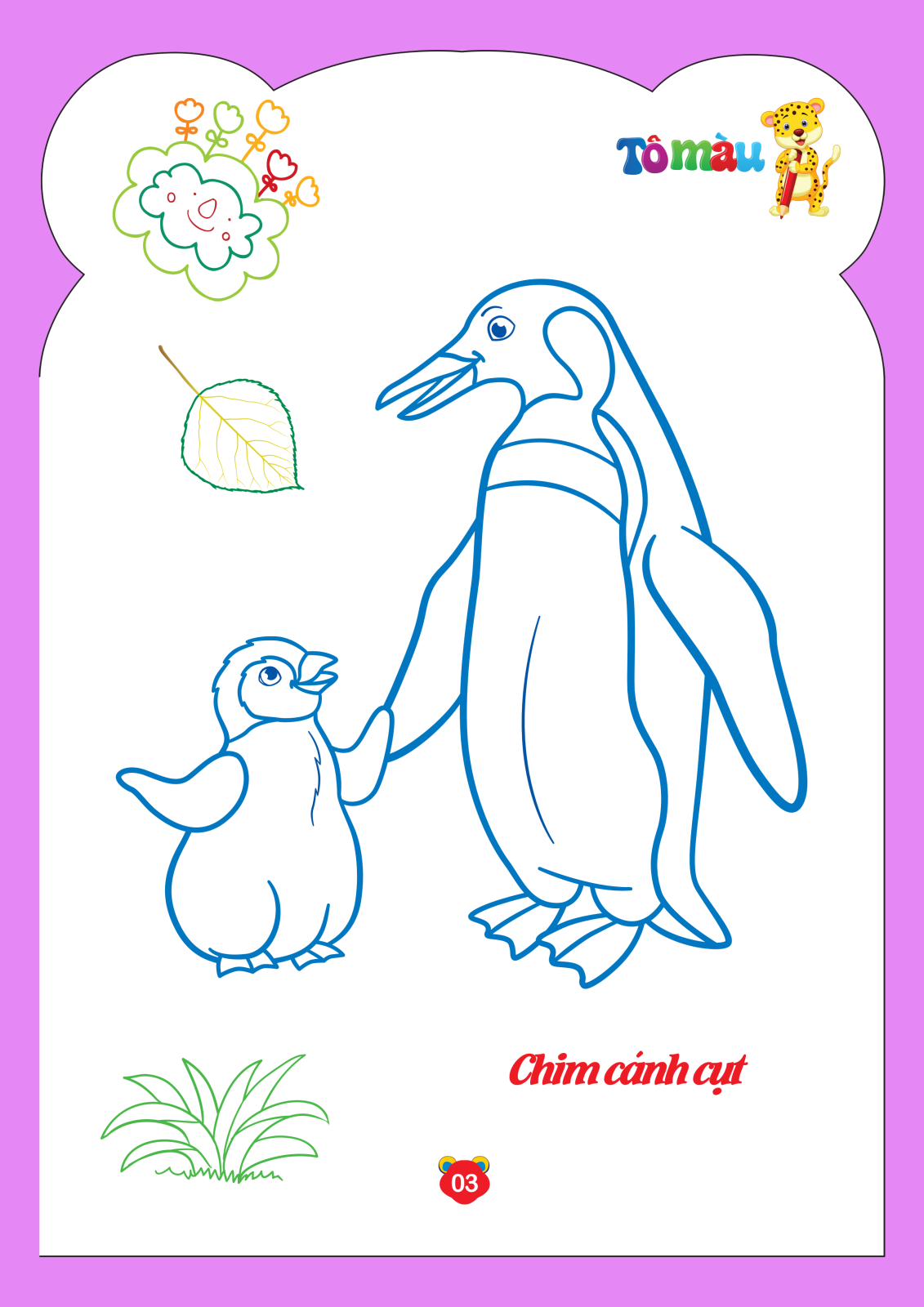 bộ tô màu động vật - tập 5 (song ngữ anh - việt) - Ảnh 6