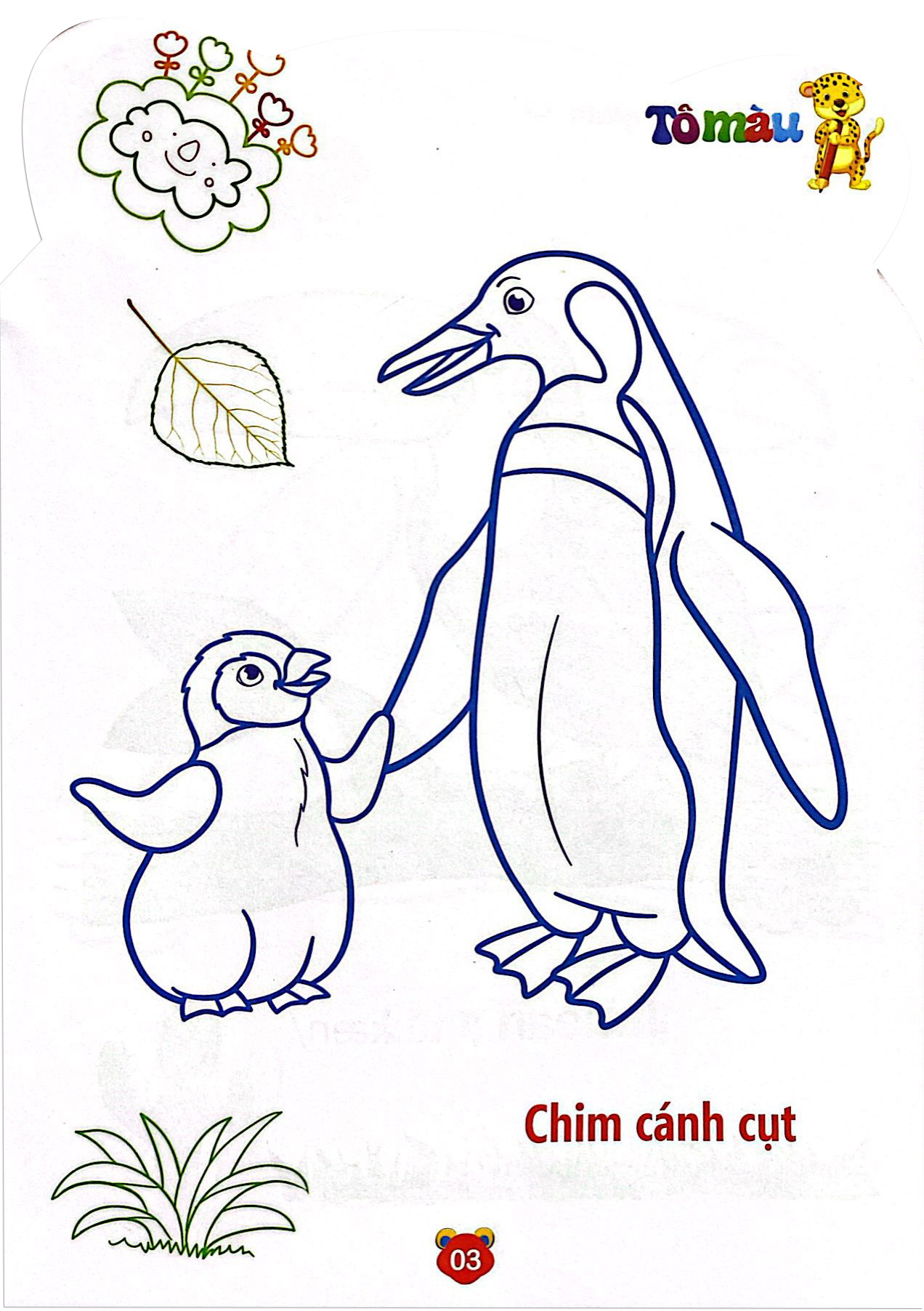 bộ tô màu động vật - tập 5 (song ngữ anh - việt) - Ảnh 7