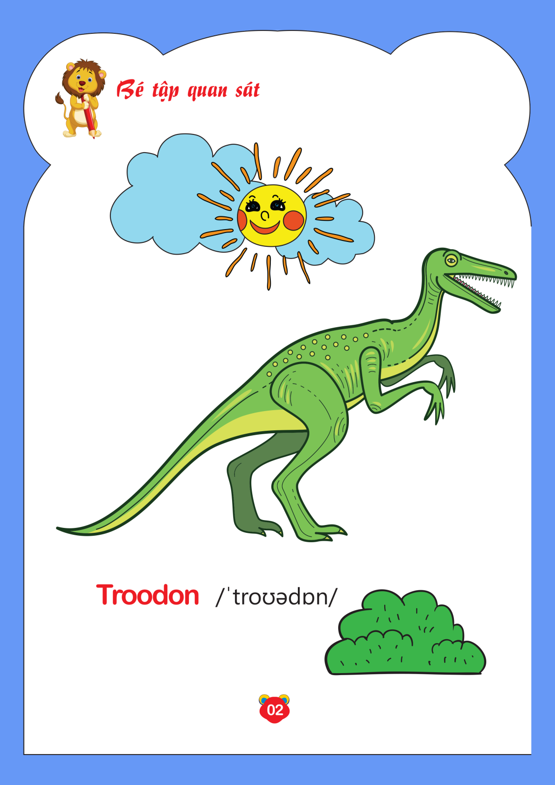 bộ tô màu động vật - tập 6 (song ngữ anh - việt) - Ảnh 3