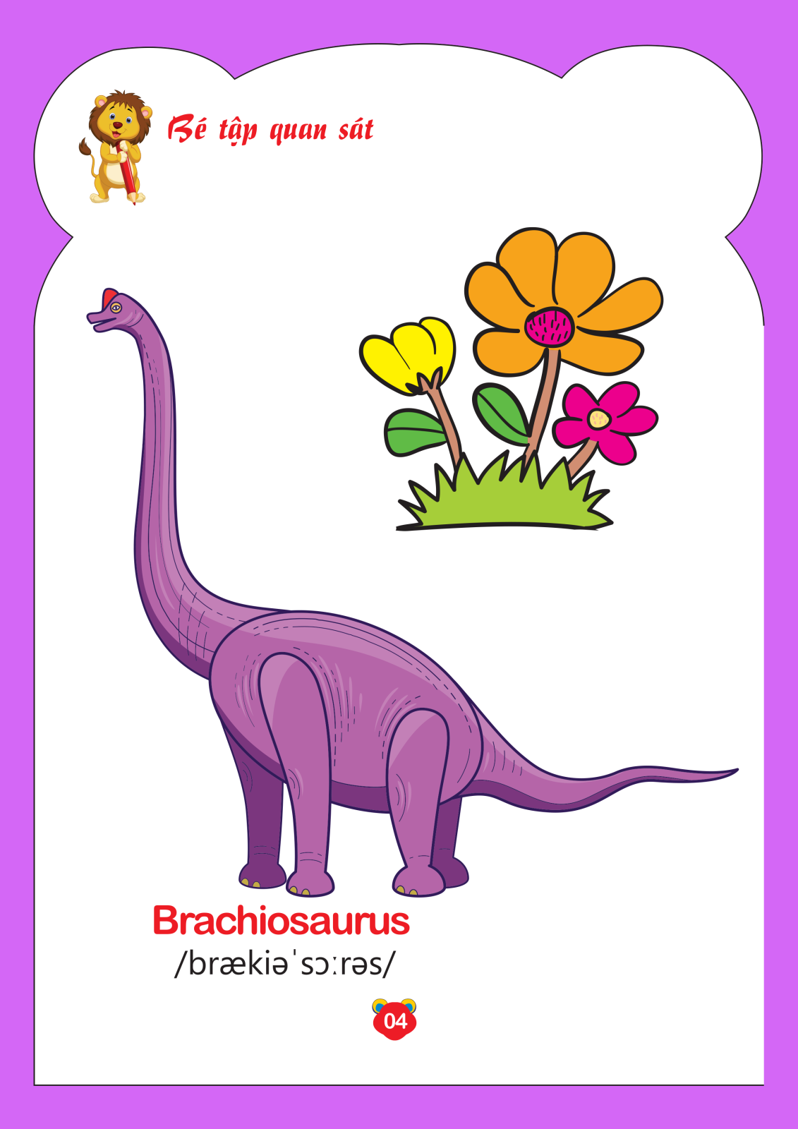 bộ tô màu động vật - tập 6 (song ngữ anh - việt) - Ảnh 5