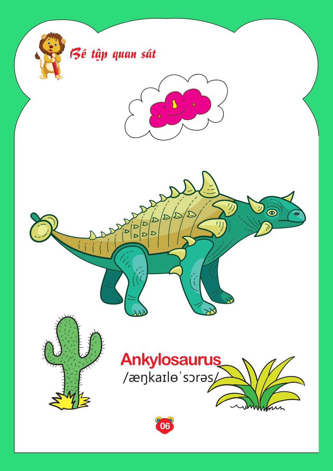 bộ tô màu động vật - tập 6 (song ngữ anh - việt) - Ảnh 7