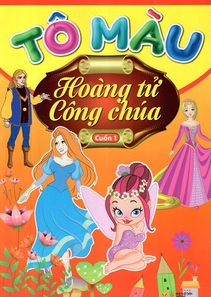 bộ tô màu hoàng tử công chúa - tập 1 - Ảnh 2
