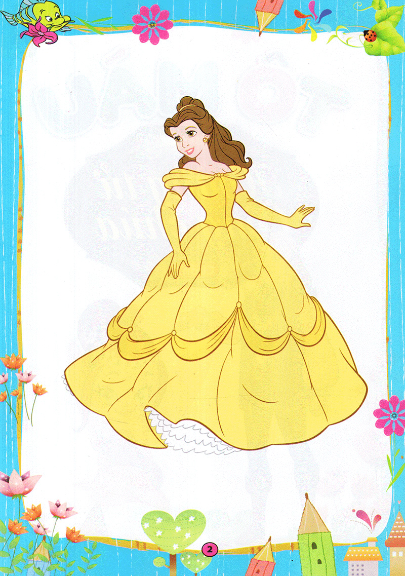 bộ tô màu hoàng tử công chúa - tập 1 - Ảnh 3