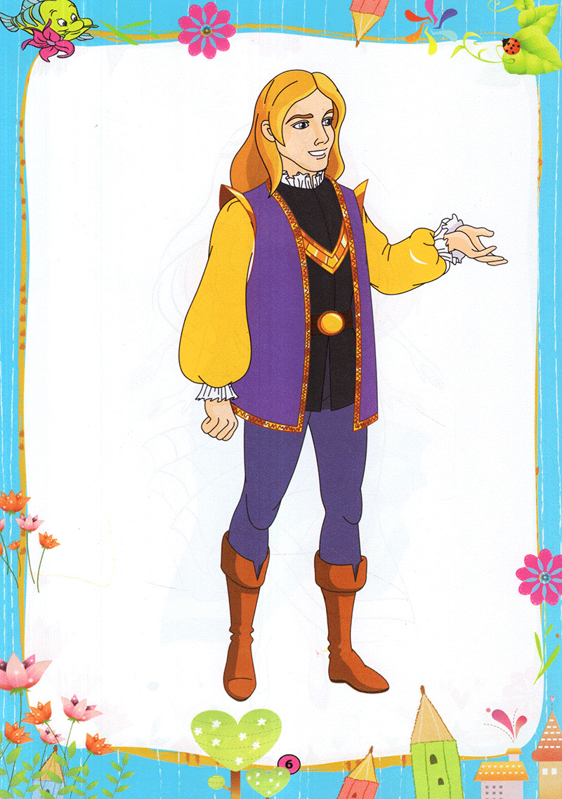 bộ tô màu hoàng tử công chúa - tập 1 - Ảnh 7