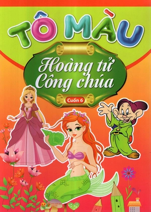 bộ tô màu hoàng tử công chúa - tập 6 - Ảnh 2