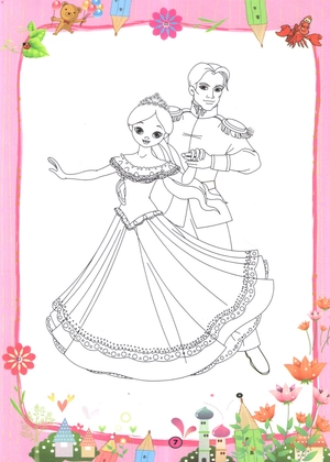 bộ tô màu hoàng tử công chúa - tập 6 - Ảnh 8