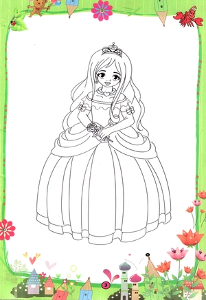 bộ tô màu hoàng tử công chúa - tập 9 - Ảnh 4