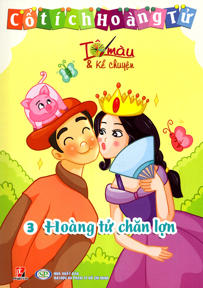 bộ tô màu hoàng tử: hoàng tử chăn lợn - Ảnh 2