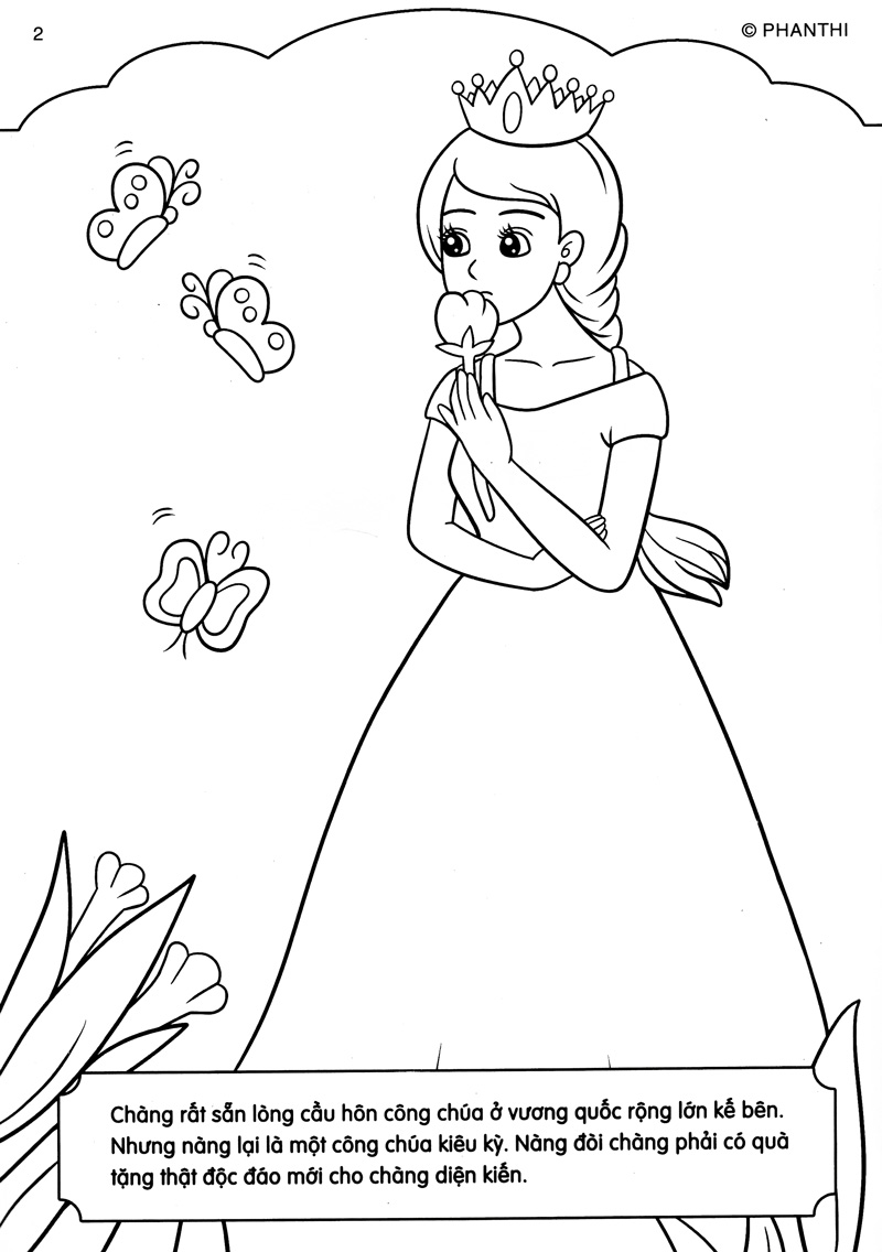 bộ tô màu hoàng tử: hoàng tử chăn lợn - Ảnh 4