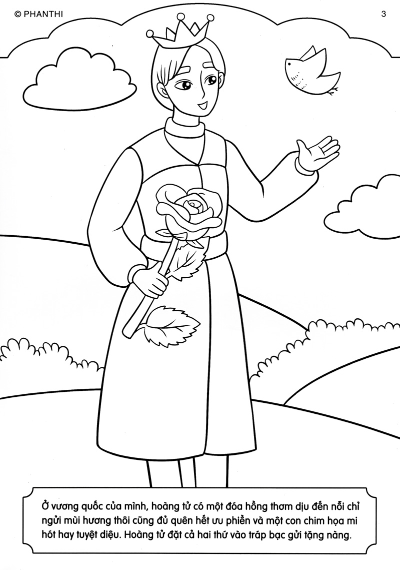 bộ tô màu hoàng tử: hoàng tử chăn lợn - Ảnh 5