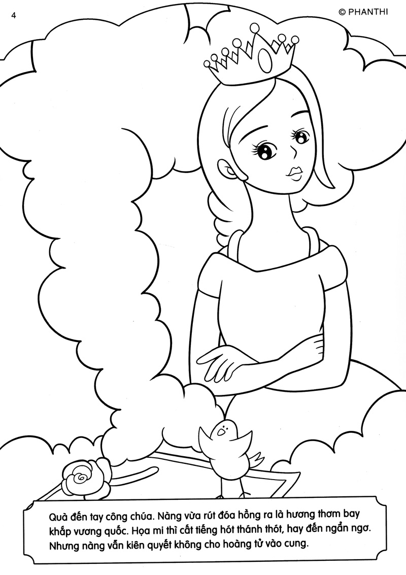 bộ tô màu hoàng tử: hoàng tử chăn lợn - Ảnh 6